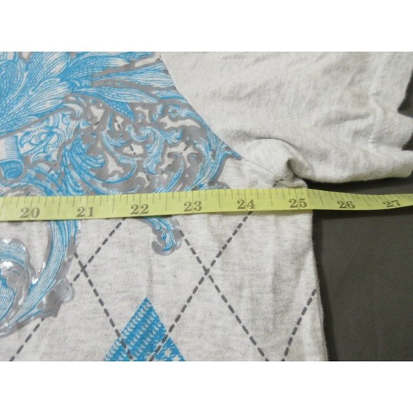 Vintage LL Cool J 1984 Legendary Icon V-Neck Men's Grey T-Shirt Blue & Grey XL - Picture 7 of 9